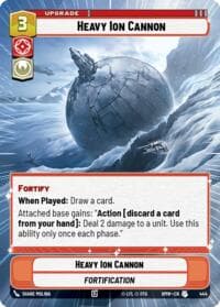 Heavy Ion Cannon (Hyperspace) - Homeworlds - Star Wars: Unlimited card