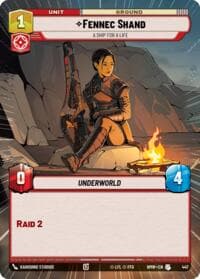 Fennec Shand - A Ship For A Life (Hyperspace) - Homeworlds - Star Wars: Unlimited card