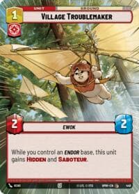 Village Troublemaker (Hyperspace) - Homeworlds - Star Wars: Unlimited card
