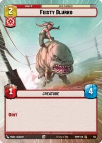 Feisty Blurrg (Hyperspace) - Homeworlds - Star Wars: Unlimited card