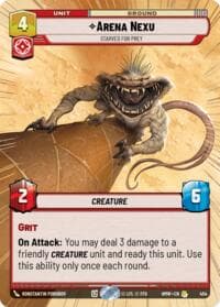 Arena Nexu - Starved for Prey (Hyperspace) - Homeworlds - Star Wars: Unlimited card