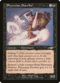 Phyrexian Prowler - Nemesis - Magic: The Gathering card