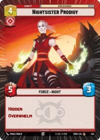 Nightsister Prodigy (Hyperspace) - Homeworlds - Star Wars: Unlimited card