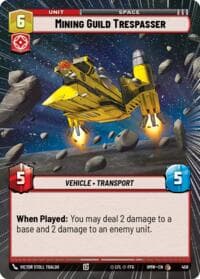 Mining Guild Trespasser (Hyperspace) - Homeworlds - Star Wars: Unlimited card