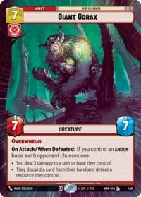 Giant Gorax (Hyperspace) - Homeworlds - Star Wars: Unlimited card