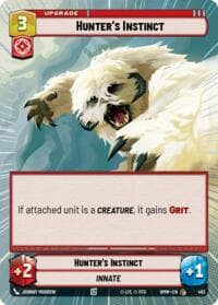 Hunter's Instinct (Hyperspace) - Homeworlds - Star Wars: Unlimited card