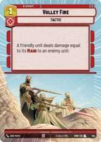 Volley Fire (Hyperspace) - Homeworlds - Star Wars: Unlimited card