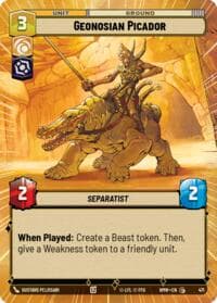 Geonosian Picador (Hyperspace) - Homeworlds - Star Wars: Unlimited card