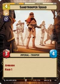 Sandtrooper Squad (Hyperspace) - Homeworlds - Star Wars: Unlimited card