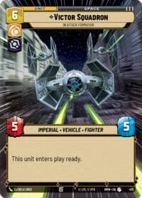 Victor Squadron - In Attack Formation (Hyperspace) - Homeworlds - Star Wars: Unlimited card