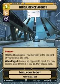 Intelligence Agency (Hyperspace) - Homeworlds - Star Wars: Unlimited card