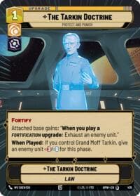 The Tarkin Doctrine - Protect and Punish (Hyperspace) - Homeworlds - Star Wars: Unlimited card