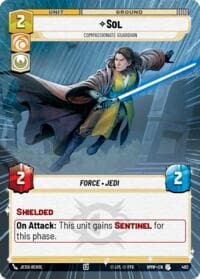 Sol - Compassionate Guardian (Hyperspace) - Homeworlds - Star Wars: Unlimited card