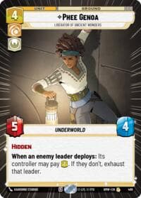 Phee Genoa - Liberator of Ancient Wonders (Hyperspace) - Homeworlds - Star Wars: Unlimited card