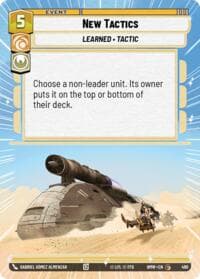 New Tactics (Hyperspace) - Homeworlds - Star Wars: Unlimited card