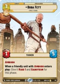 Boba Fett - Family Found (Hyperspace) - Homeworlds - Star Wars: Unlimited card