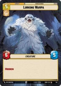 Lurking Wampa (Hyperspace) - Homeworlds - Star Wars: Unlimited card