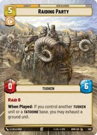 Raiding Party (Hyperspace) - Homeworlds - Star Wars: Unlimited card