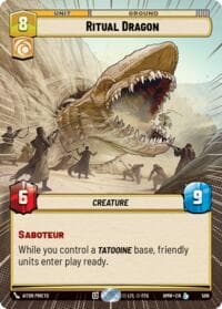Ritual Dragon (Hyperspace) - Homeworlds - Star Wars: Unlimited card
