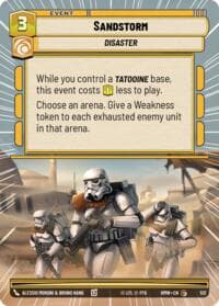 Sandstorm (Hyperspace) - Homeworlds - Star Wars: Unlimited card