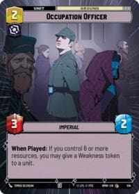 Occupation Officer (Hyperspace) - Homeworlds - Star Wars: Unlimited card