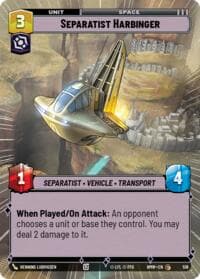 Separatist Harbinger (Hyperspace) - Homeworlds - Star Wars: Unlimited card
