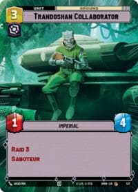Trandoshan Collaborator (Hyperspace) - Homeworlds - Star Wars: Unlimited card