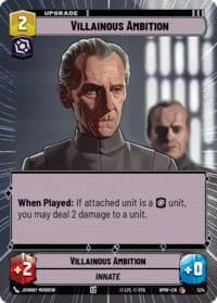 Villainous Ambition (Hyperspace) - Homeworlds - Star Wars: Unlimited card