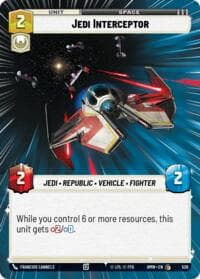 Jedi Interceptor (Hyperspace) - Homeworlds - Star Wars: Unlimited card