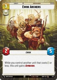Ewok Archers (Hyperspace) - Homeworlds - Star Wars: Unlimited card