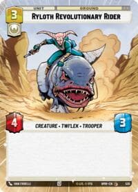 Ryloth Revolutionary Rider (Hyperspace) - Homeworlds - Star Wars: Unlimited card
