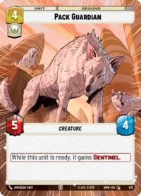 Pack Guardian (Hyperspace) - Homeworlds - Star Wars: Unlimited card