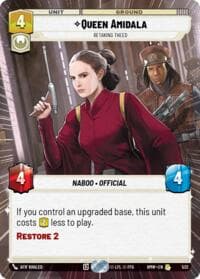 Queen Amidala - Retaking Theed (Hyperspace) - Homeworlds - Star Wars: Unlimited card