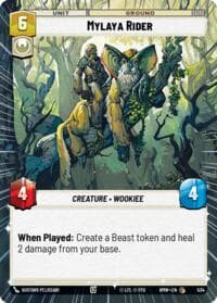 Mylaya Rider (Hyperspace) - Homeworlds - Star Wars: Unlimited card