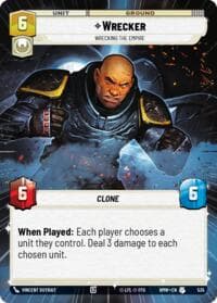 Wrecker - Wrecking the Empire (Hyperspace) - Homeworlds - Star Wars: Unlimited card