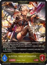 Octrice, Omen of Usurpation (Evolved) - BP19: Eightfold Retribution - Shadowverse: Evolve card