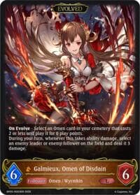 Galmieux, Omen of Disdain (Evolved) - BP19: Eightfold Retribution - Shadowverse: Evolve card
