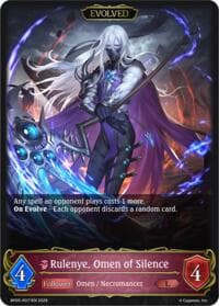 Rulenye, Omen of Silence (Evolved) - BP19: Eightfold Retribution - Shadowverse: Evolve card