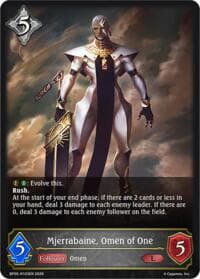 Mjerrabaine, Omen of One - BP19: Eightfold Retribution - Shadowverse: Evolve card
