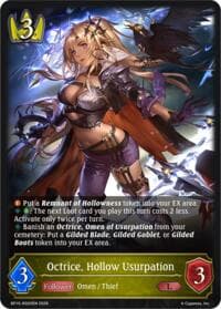 Octrice, Hollow Usurpation - BP19: Eightfold Retribution - Shadowverse: Evolve card