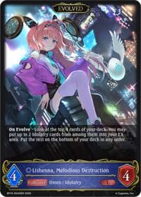 Lishenna, Melodious Destruction (Evolved) - BP19: Eightfold Retribution - Shadowverse: Evolve card