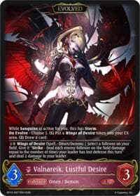 Valnareik, Lustful Desire (Evolved) - BP19: Eightfold Retribution - Shadowverse: Evolve card