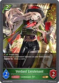 Verdant Lieutenant - BP19: Eightfold Retribution - Shadowverse: Evolve card