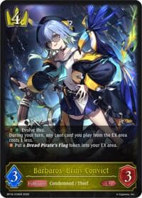 Barbaros, Briny Convict - BP19: Eightfold Retribution - Shadowverse: Evolve card