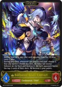 Barbaros, Briny Convict (Evolved) - BP19: Eightfold Retribution - Shadowverse: Evolve card