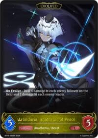 Gildaria, Anathema of Peace (Evolved) - BP19: Eightfold Retribution - Shadowverse: Evolve card