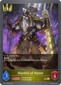 Warden of Honor - BP19: Eightfold Retribution - Shadowverse: Evolve card
