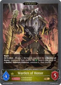 Warden of Honor (Evolved) - BP19: Eightfold Retribution - Shadowverse: Evolve card