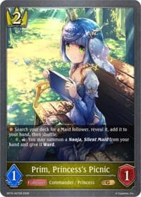 Prim, Princess's Picnic - BP19: Eightfold Retribution - Shadowverse: Evolve card