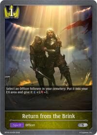 Return from the Brink - BP19: Eightfold Retribution - Shadowverse: Evolve card